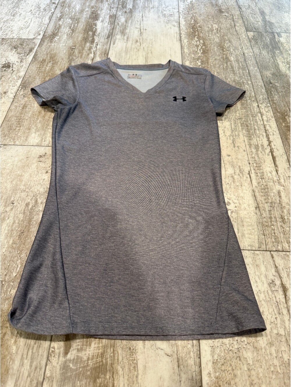 Under Armour HeatGear Gray Athletic Dress V Neck